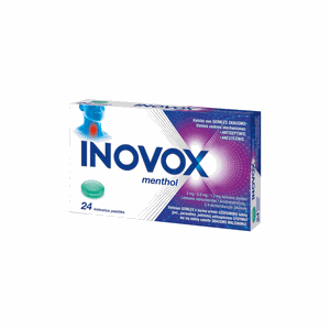 Inovox menthol 2/0,6/1,2 mg kietosios pastilės N24