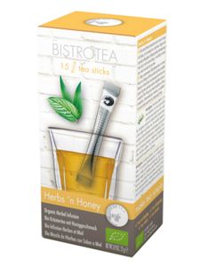 Žolelių arbata BistroTea "Herbs'n Honey" 15vnt. lazdelių