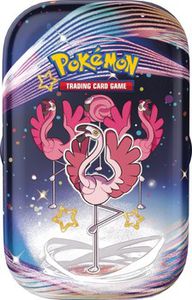 Pokémon TCG - Scarlet  and  Violet 4.5 Paldean Fates Mini Tin - Flamigo