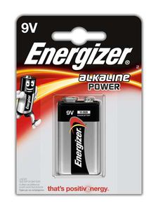 Baterijos Energizer 9V/6LR61, Alkaline Power, 1 vnt