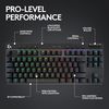 Logitech PRO X TKL LIGHTSPEED GX RGB wireless mechanical keyboard | US, BROWN SWITCHES