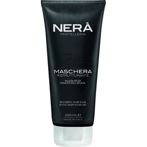 NERA 24 Repairing Hair Mask With Grapeseeds Oil Atkuriamoji kaukė su vynuogių kauliukų aliejumi, 200ml