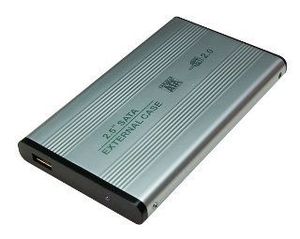 LOGILINK UA0041A HDD enclosure for 2.5 SATA - USB2 Aluminum Silver