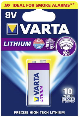 Varta Lithium 9V-Block 6 LR 61