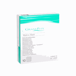 GranuFlex hidrokoloidinis tvarstis 10 x 10 cm, N10 