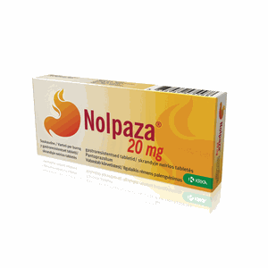 Nolpaza 20 mg skrandyje neirios tabletės N7