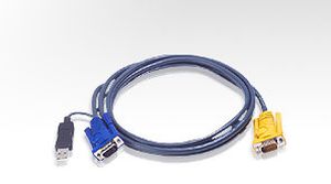 ATEN 2L-5205U KVM Cable HD15-SVGA USB USB - 5m