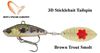 Blizgė Savage Gear 3D Sticklebait Tailspin Brown Trout Smolt 9 g