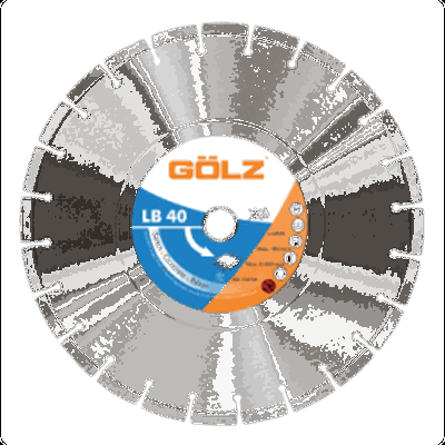 Deimantinis diskas betonui GOLZ LB40 400x25,4mm