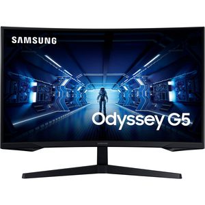 Samsung Curved Gaming Monitor C27G54TQBU 27" ", VA, QHD, 2560 x 1440, 16:9, 1 ms, 250 cd/m², Black, HDMI ports quantity 1, 144 Hz