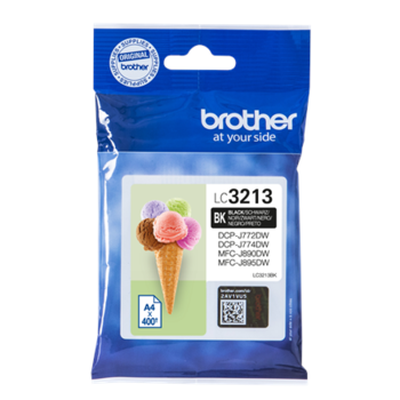 BROTHER LC3213BK High capacity 400-page black ink cartridge