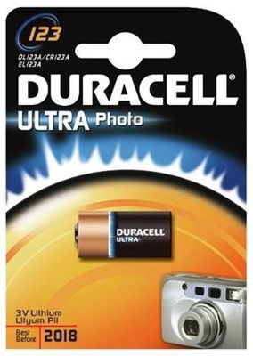 Baterija Ličio CR123A (CR17345,DL123 A) 3V Duracell