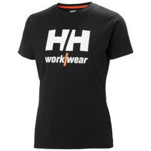 Moteriški marškinėliai HELLY HANSEN Logo T-Shirt, juodi 2XL