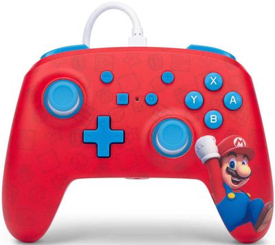 PowerA Enhanced Woo-hoo! Mario Wired Controller for Nintendo Switch