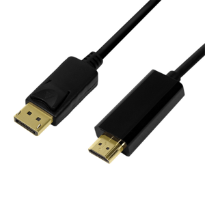 LOGILINK CV0128 - DisplayPort cable DP 1.2 to HDMI 1.4 black 3m