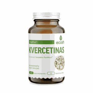 ECOSH kvercetinas FlaviPure su vitamino C kompleksu PureWay-C N40 