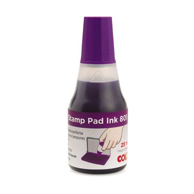 Tušas antspaudams COLOP PREMIUM 801, 25 ml, violetinės spalvos