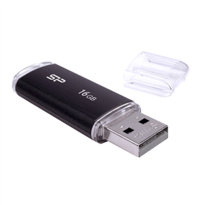 SILICON POWER memory USB Ultima U02 16GB USB 2.0 Black