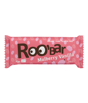 Ekologiškas batonėlis su šilkmedžiu ir vanile – Roobar