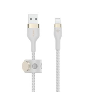 Belkin Flex Lightning/USB-A 1m mfi cert., white CAA010bt1MWH