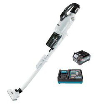 Akumuliatorinis dulkių siurblys MAKITA CL003GZ10+ 40V MAX XGT 2,5Ah, baltas