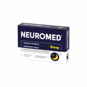 Neuromed Sleep čiulpiamos tabletės N15 