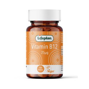 Lifeplan vitaminas B12 25 mcg, 100 tablečių
