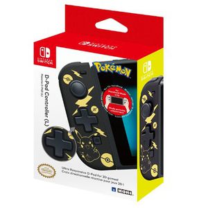 HORI D-pad Joy-Con Left Pikachu (Black  and  Gold) for Nintendo Switch