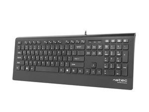 Klaviatūra Natec Keyboard, Barracuda, US Layout, Slim