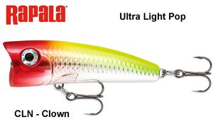 Vobleris Rapala Ultra Light Pop ULP Clown 4 cm