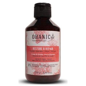 OHANIC Total Repair Shampoo Atkuriamasis šampūnas plaukams, 250 ml 