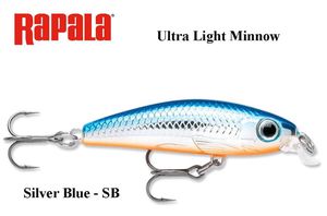 Rapala Ultra Light Minnow Silver Blue 6 cm