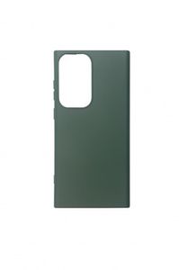 JM CANDY SILICONE case for Galaxy S23 Ultra Dark Green (Dark Green)