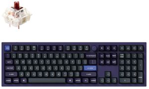 Keychron Q6 100% Purple mechaninė klaviatūra (ANSI, RGB, Hot-Swap, Gateron Pro Brown Switch)