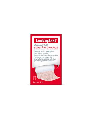 Leukoplast elastomull haft adhesive bandage 8CM X 4M WHITE (1)