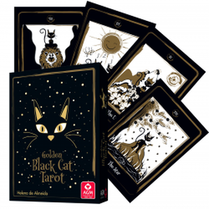 Golden Black Cat Tarott kortos