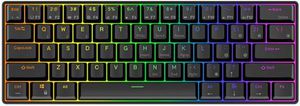 Royal Kludge RK61 TKL Keyboard | 60%, Hot-swap, Brown Switches, US, Black