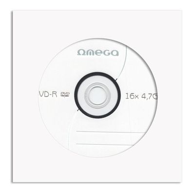 OMEGA DVD-R 4,7GB 16X Vokelyje, pakuotė 10vnt