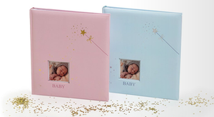 Albumas  KPH FA-913 Baby star 29x32 60psl | vaikiškas |  kampučiai/lipdukai | max 10x15 240 | medžiaginis viršelis