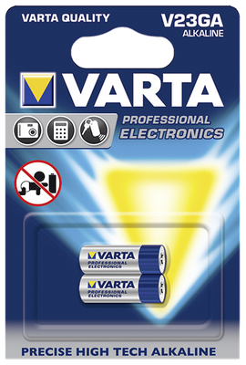 1x2 Varta electronic V 23 GA Car Alarm 12V