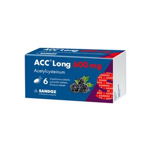 ACC Long 600 mg šnypščiosios tabletės N6
