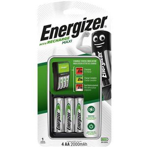 Energizer Maxi Battery Charger including 4x AA 2000mAh Battery