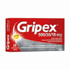 GRIPEX 500 mg/30 mg/15 mg plėvele dengtos tabletės N20