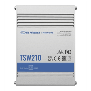 Teltonika | Switch | TSW210 | Unmanaged | Wall mountable | 1 Gbps (RJ-45) ports quantity 8 | SFP ports quantity 2 | 24 month(s)