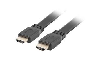 LANBERG CA-HDMI-21CU-0018-BK cable HDMI M/M V2.0 1.8M Black Flat