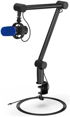 Endorfy Solum Broadcast Black Condenser Microphone + Stand | USB