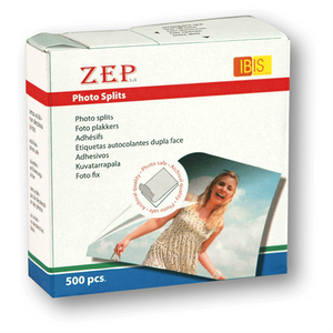 Zep Photo Splits Double-Faced BX500 500 Pcs 13x17 mm