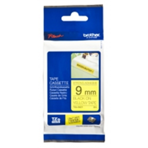 Brother TZe-S621 Strong Adhesive Laminated Tape Black on Yellow, TZe, 8 m, 9 mm