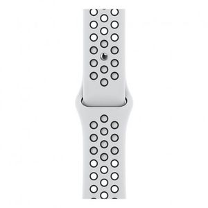 Apple Watch 41 mm, Pure Platinum/Black Nike Sport Band - Regular - dirželis
