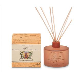 L'Erbolario Vanilla Fragrance For Scented Wood Sticks Namų kvapas, 200ml